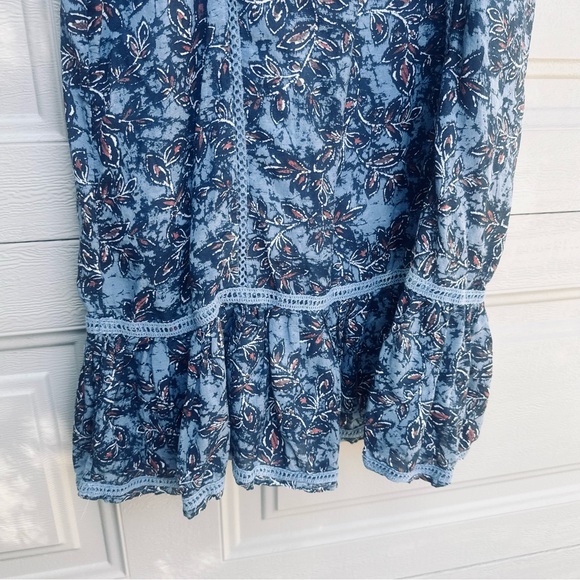 Lucky Brand Blue Floral Mini Dress - Picture 6 of 7